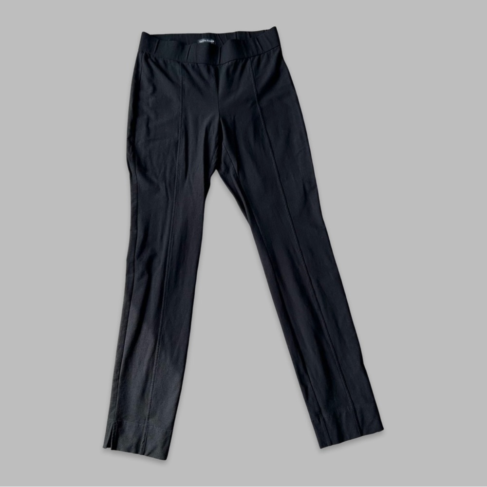 Eileen Fisher washable stretch crepe pant black